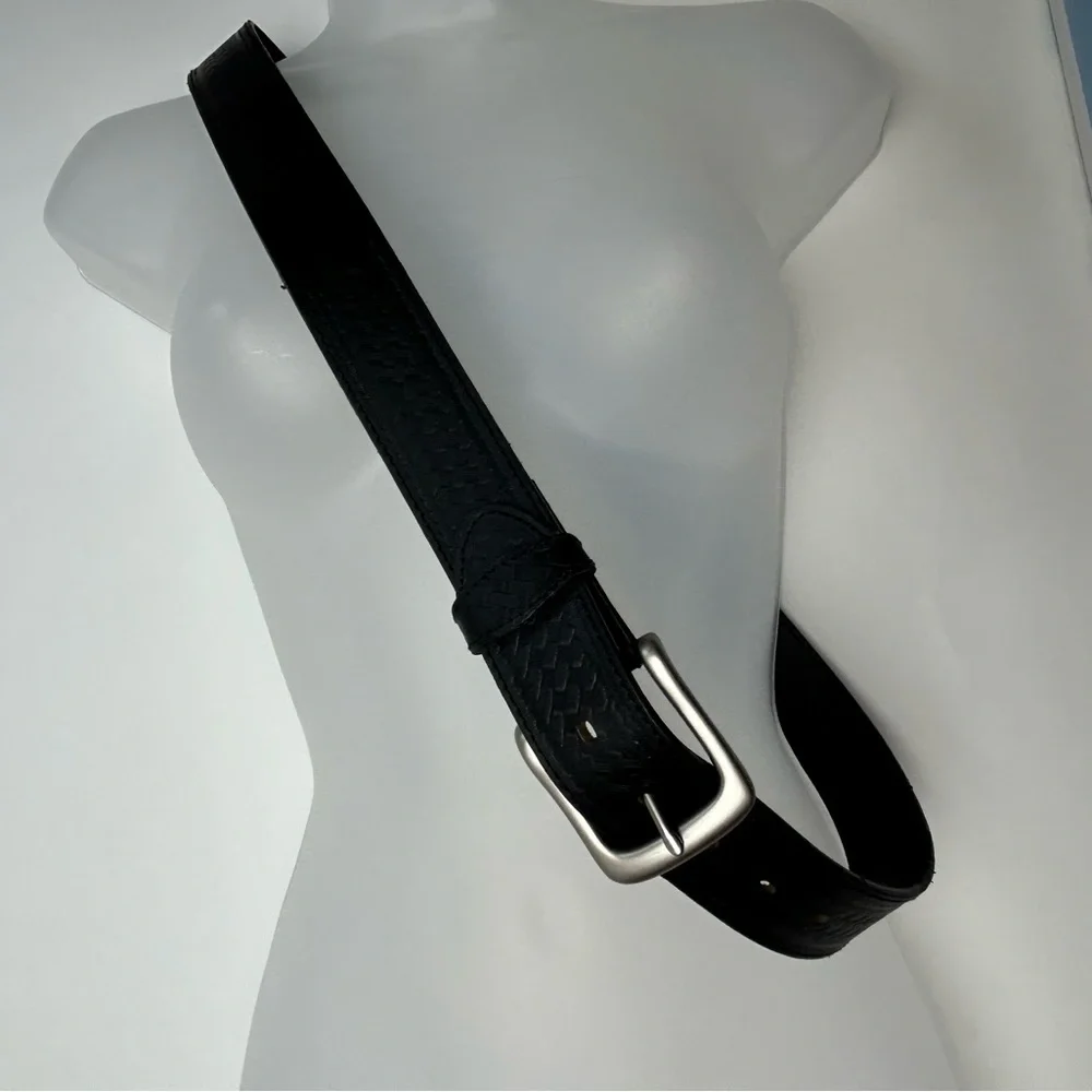 Michigan Glove Co. Black Leather‎ Belt Men's 42